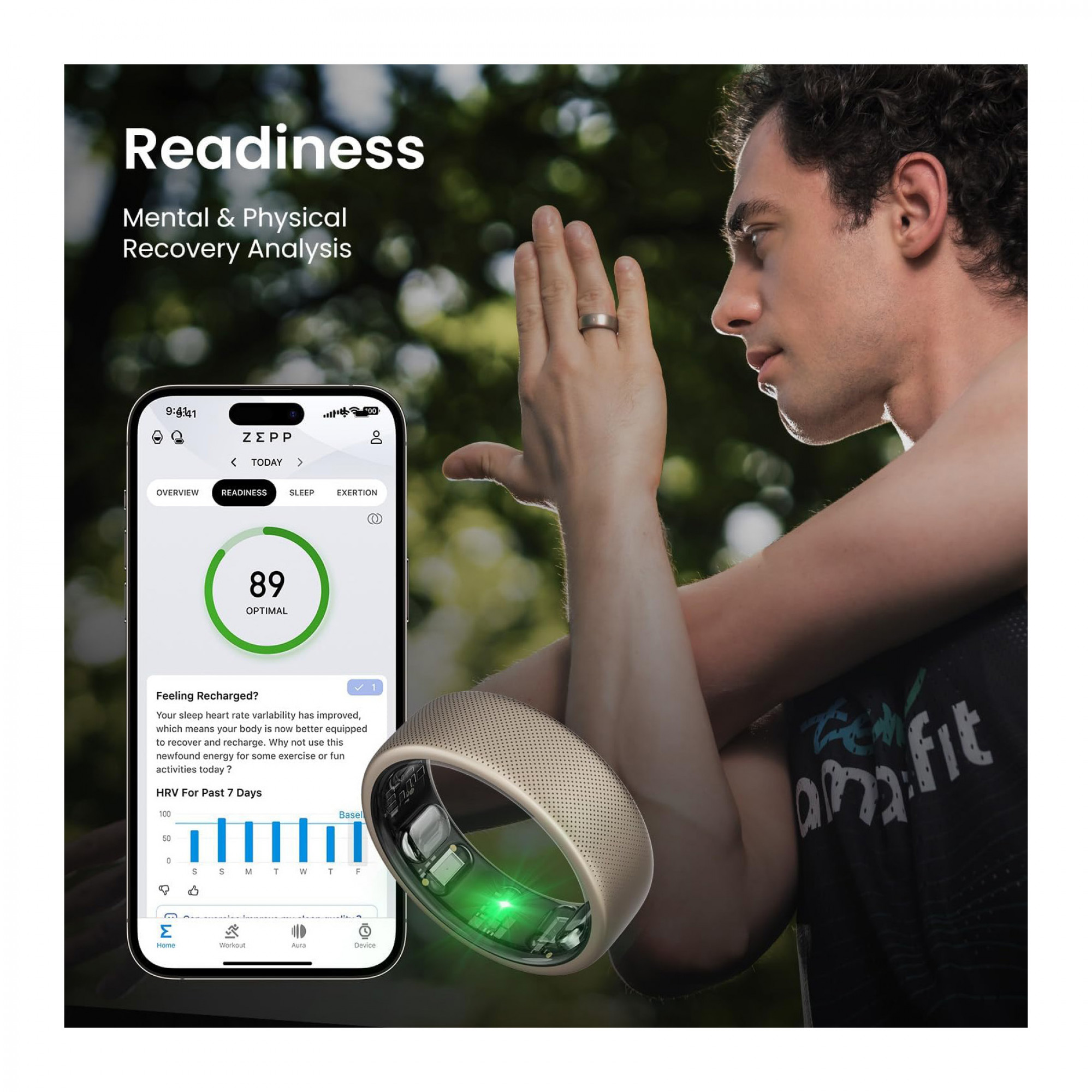 Розумне кільце Amazfit Helio Smart Ring